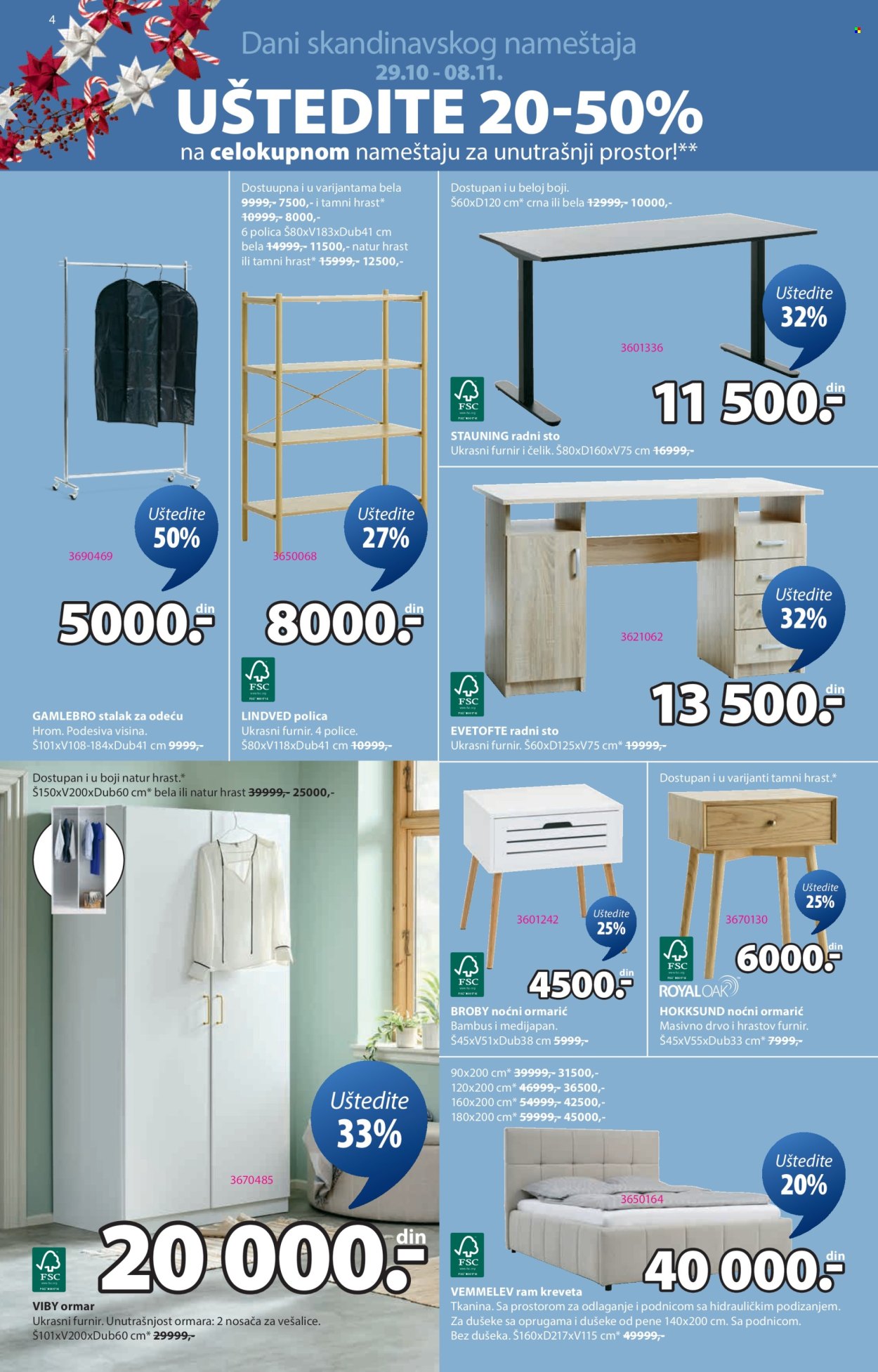 JYSK katalog - 29.10.2025 - 11.11.2025. Stranica 4