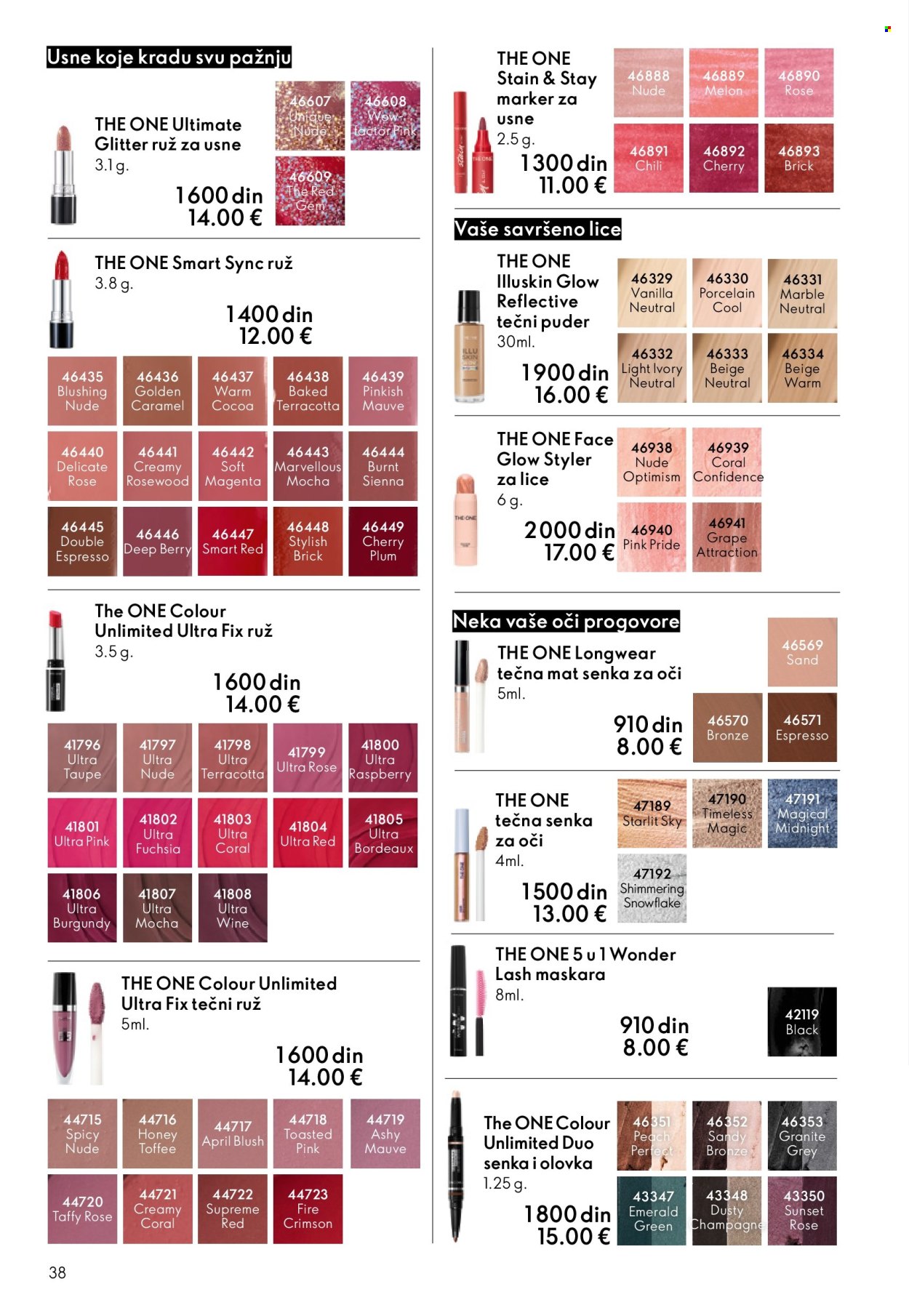Oriflame katalog - 29.10.2025 - 18.11.2025. Stranica 38
