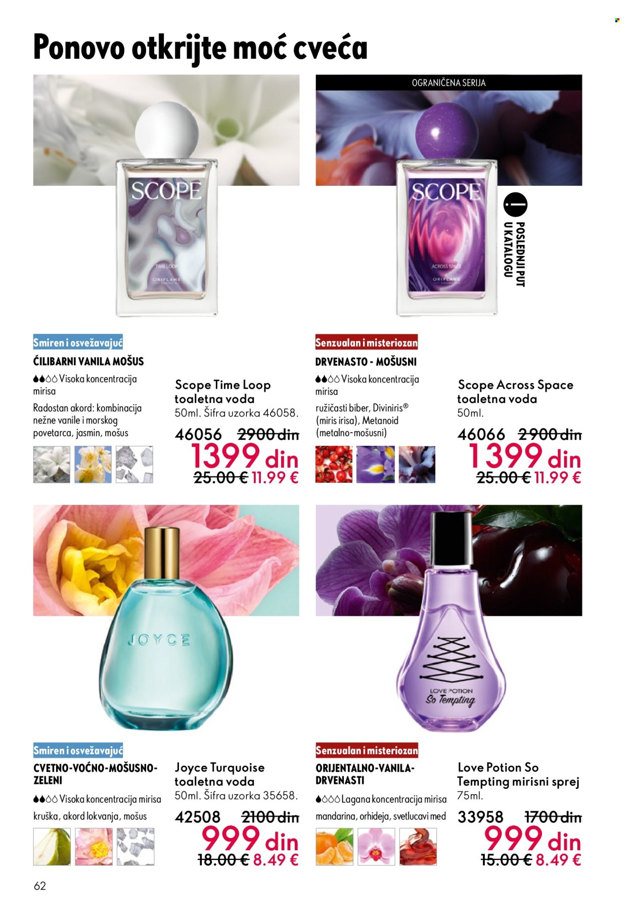 Oriflame katalog - 29.10.2025 - 18.11.2025. Stranica 62