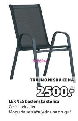 LEKNES BAŠTENSKA STOLICA