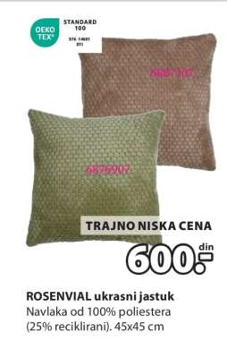 ROSENVIAL ukrasni jastuk