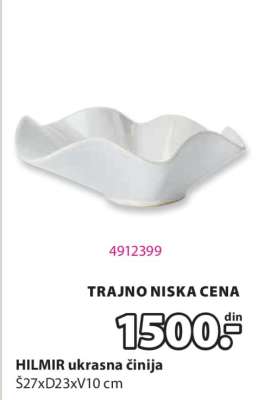 HILMIR ukrasna činija