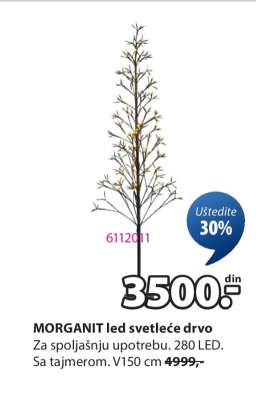 MORGANIT led svetleće drvo