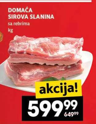 DOMAĆA SIROVA SLANINA