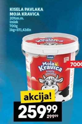 Kisela pavlaka Moja kravica