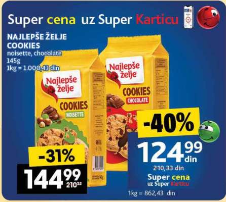 NAJLEPŠE ŽELJE COOKIES