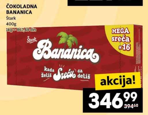 ČOKOLADNA BANANICA