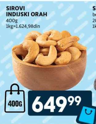 SIROVI INDIJSKI ORAH