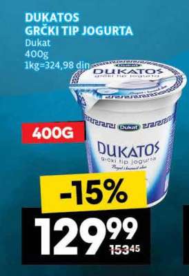 Dukatos Grčki tip jogurta