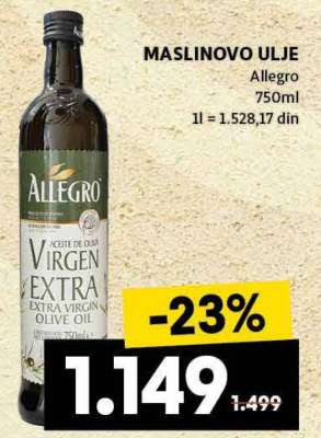 Maslinovo ulje Allegro