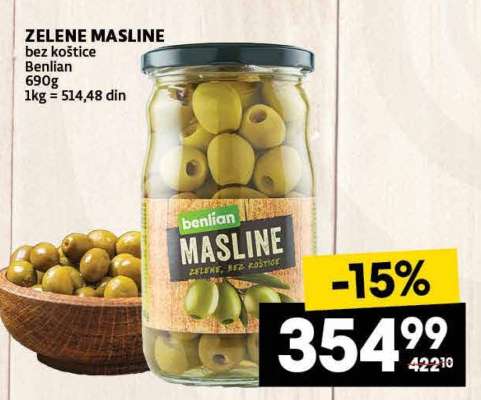 ZELENE MASLINE