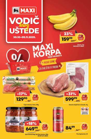 Maxi katalog - 30.10.2025 - 05.11.2025.