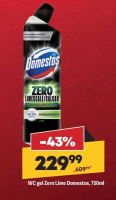 WC gel Zero Lime Domestos, 750ml