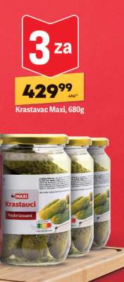Krastavac Maxi 680g
