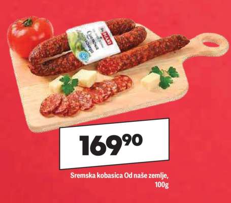 Sremska kobasica Od naše zemlje 100g