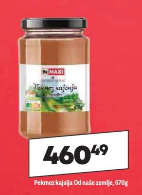 Pekmez kajsija Od naše zemlje 670g