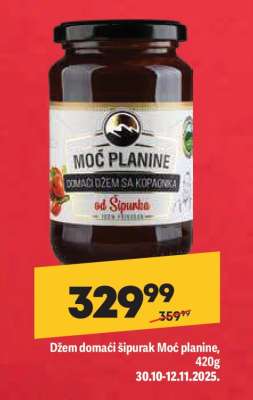 Džem domaći šipurak Moć planine, 420g