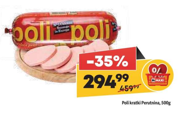 Poli kratki Perutnina 500g