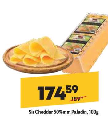 Sir Cheddar 50%mm Paladin, 100g