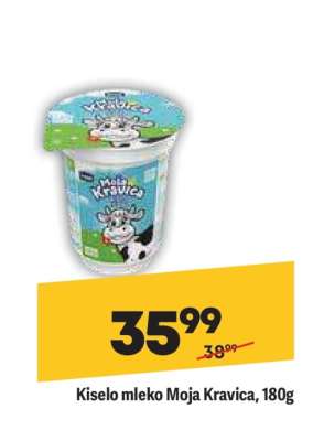 Kiselo mleko Moja Kravica, 180g