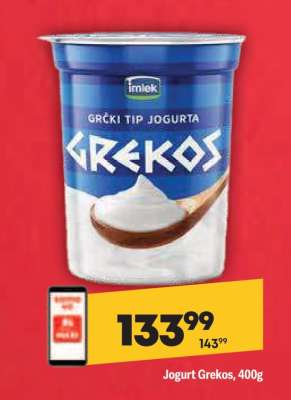 Jogurt Grekos, 400g