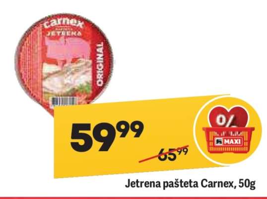 Jetrena pašteta Carnex 50g