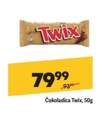 Čokoladica Twix , 50g