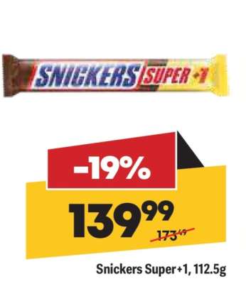 Snickers Super +1 112,5g
