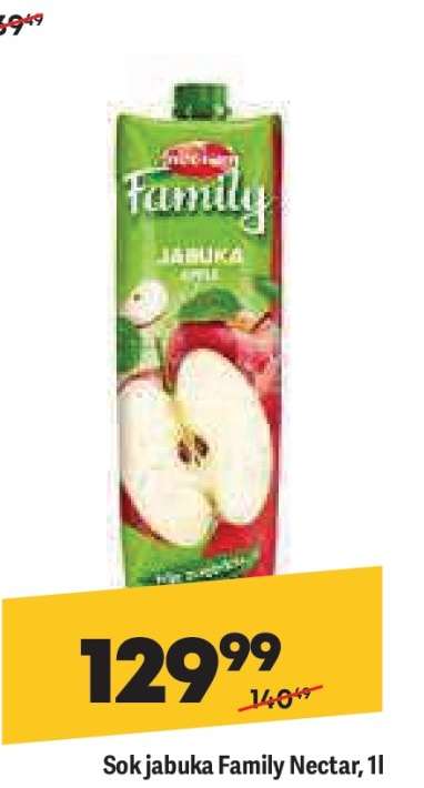 Sok jabuka Family Nectar, 1l
