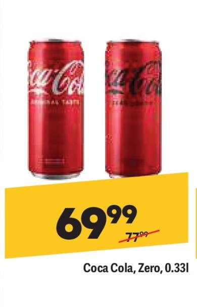COCA COLA ZERO 0,33L