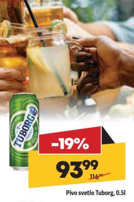 Pivo svetlo Tuborg 0,5l