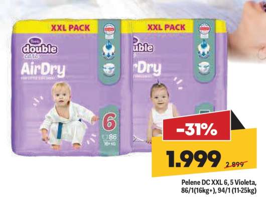 Pelene DC XXL 6, 5 Violeta