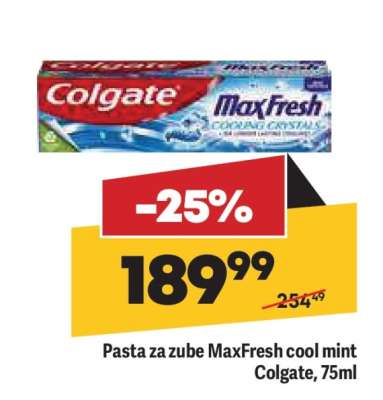 Pasta za zube MaxFresh cool mint Colgate, 75ml