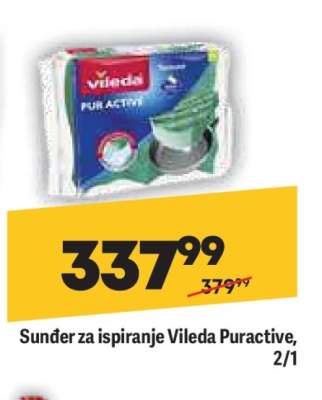 Sunđer za ispiranje Vileda Puractive, 2/1