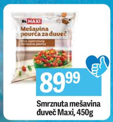 Smrznuta mešavina đuveč Maxi 450g