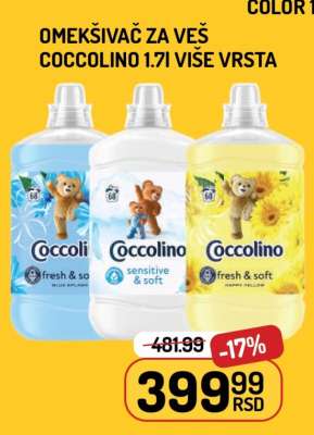 Omekšivač za veš Coccolino 1.7l