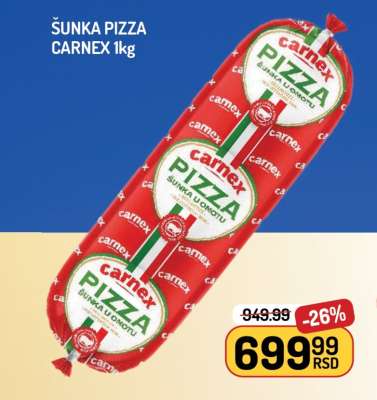 ŠUNKA PIZZA CARNEX 1kg