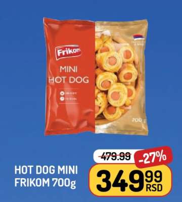 HOT-DOG MINI FRIKOM 700g
