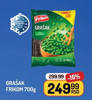 Grašak Frikom 700g