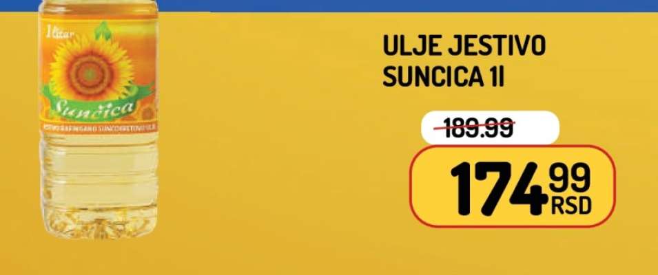 ULJE JESTIVO SUNČICA 1L