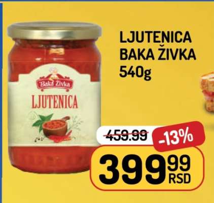 LJUTENICA BAKA ŽIVKA 540g