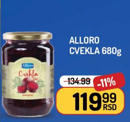 Alloro Cvekla 680g