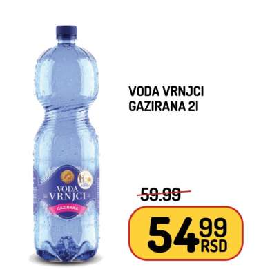 Voda Vrnci Gazirana 2L