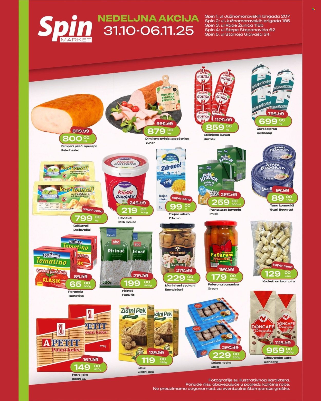 Spin Market katalog - 31.10.2025 - 06.11.2025. Stranica 1