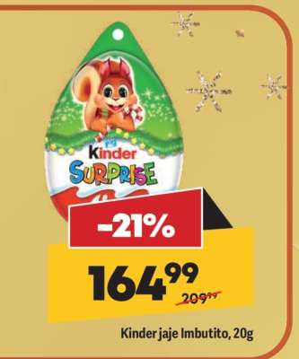 Kinder jaje Imbutito, 20g