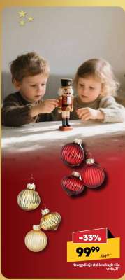 Novogodišnje staklene kuglice više vrsta, 3/1