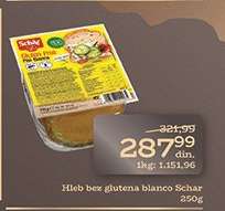 Hleb bez glutena bianco Schar