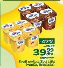 Sveži puding Zott 115g