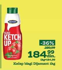 Kečap blagi Dijamant 1kg