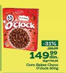 Corn flakes Choco O'clock 200g